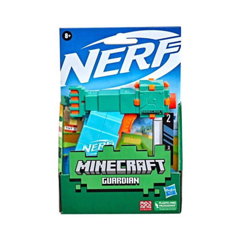 Minecraft Nerf Microshots Guardian Mini Blaster - ألعاب